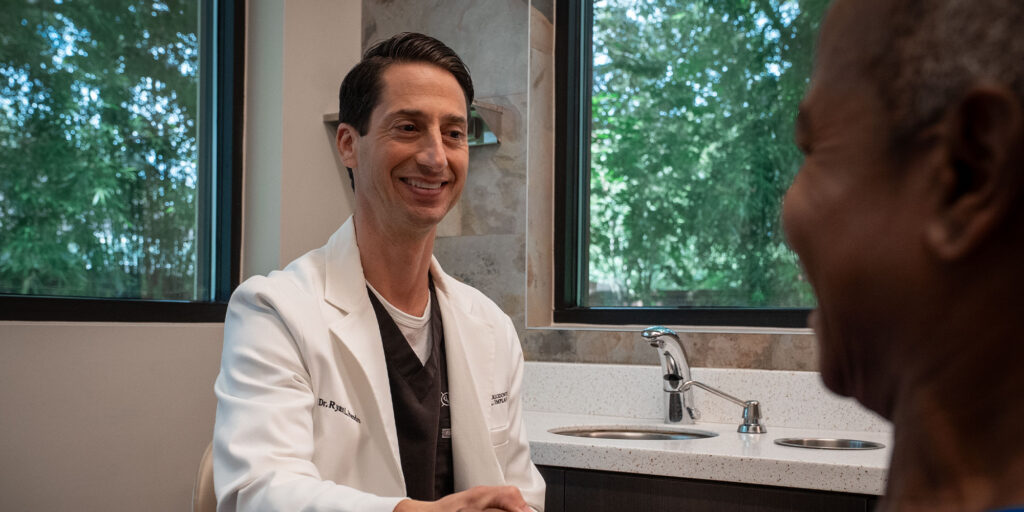 doctor shaking hands