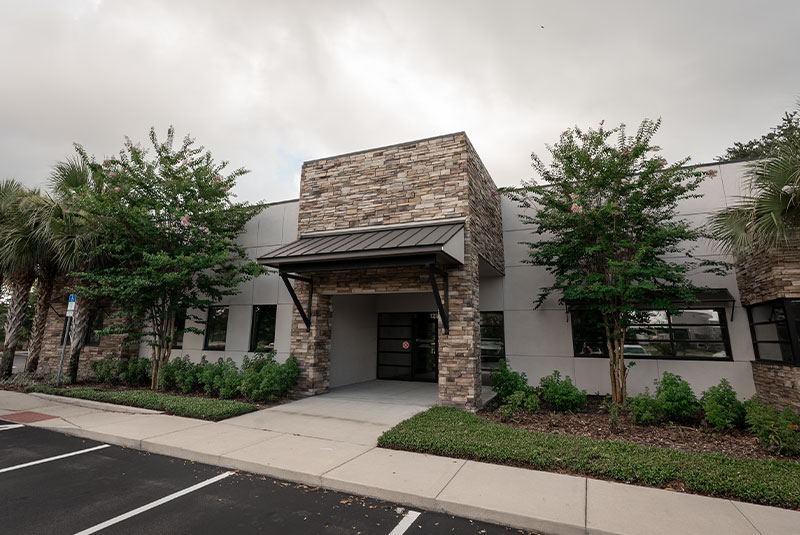 outside parking lot